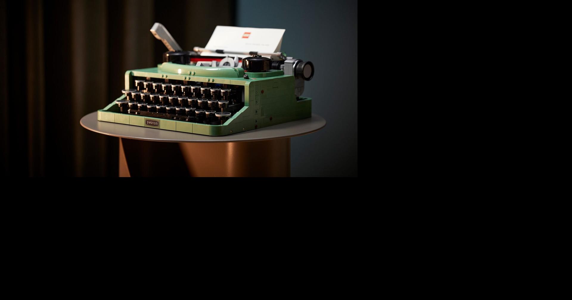See this classic typewriter made entirely of Legos