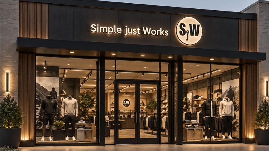 Simple just Works storefront concept