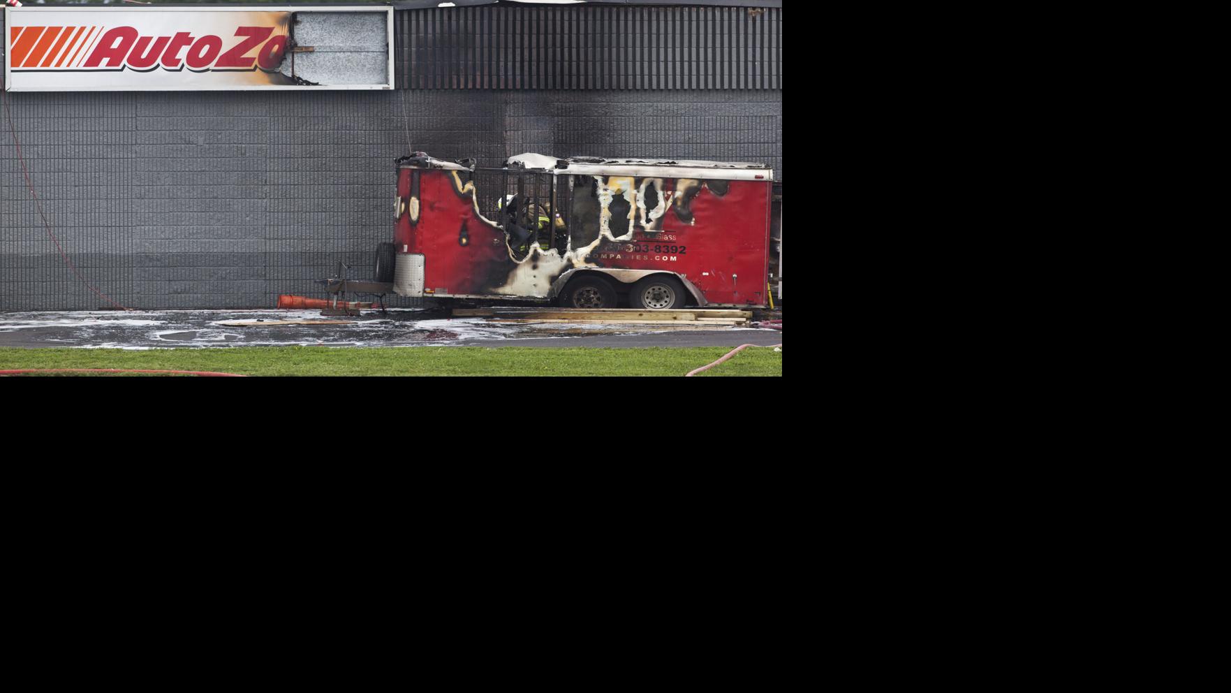 Man Injured Trailer Destroyed In Wednesday Evening Fire