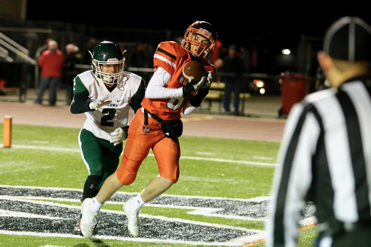 Winona Senior High football Winhawks dominate Faribault to advance to