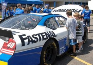 Fastenal sponsored NASCAR drivers swing by Winona