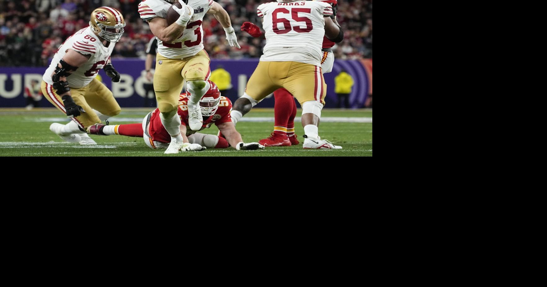 49ers' McCaffrey visits Germany over Achilles