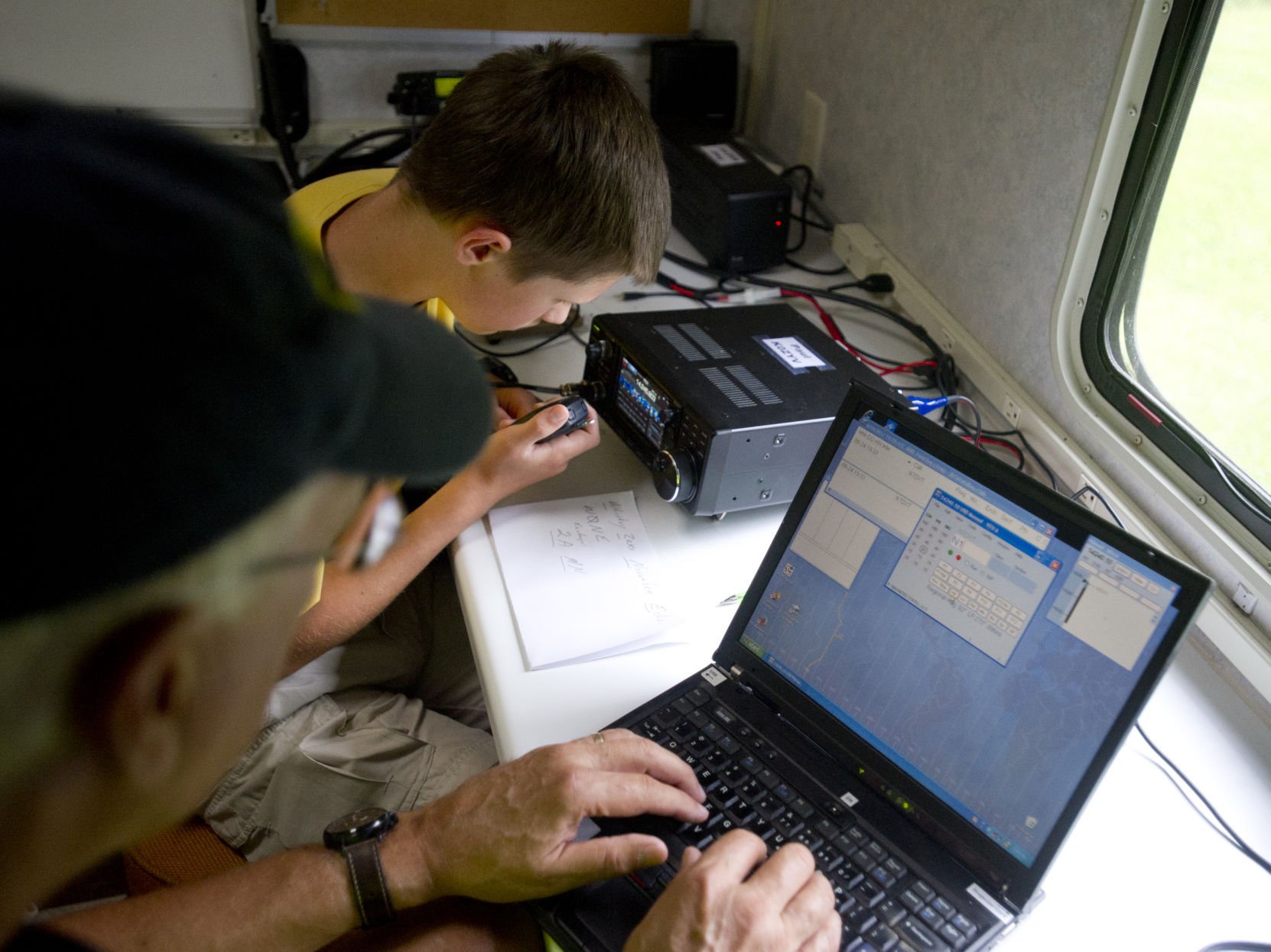 field day electronic ham radio logbook