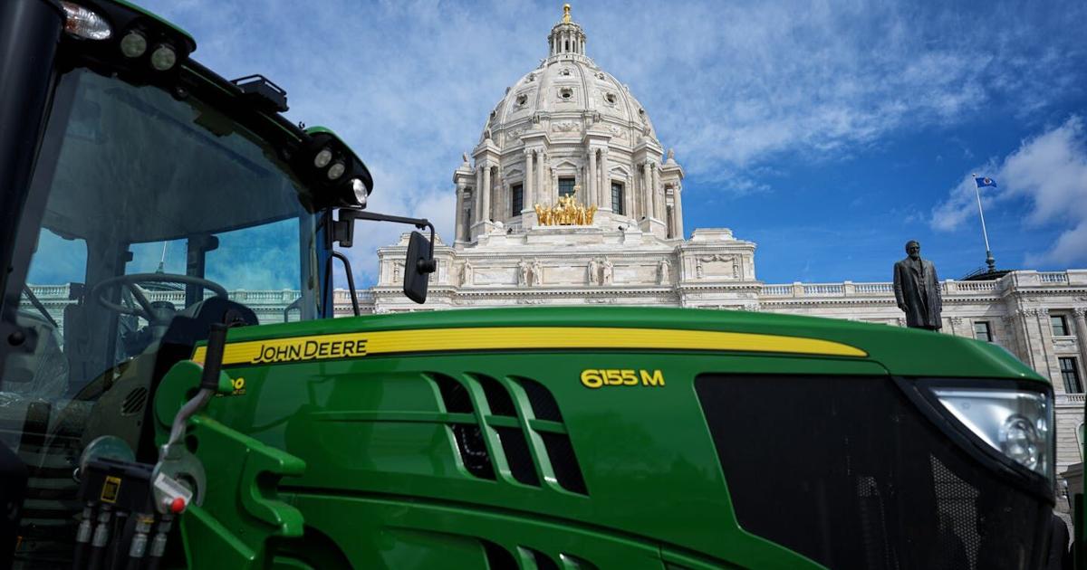 Farmers win right to repair their own John Deere tractors, but more reform sought Victor Stefanescu Star Tribune Jul 12, 2026 15 mins ago