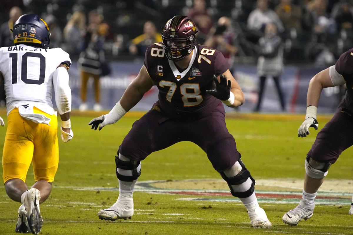 Massive Gophers tackle Daniel Faalele has dropped 41 pounds. So what's his  new weight?