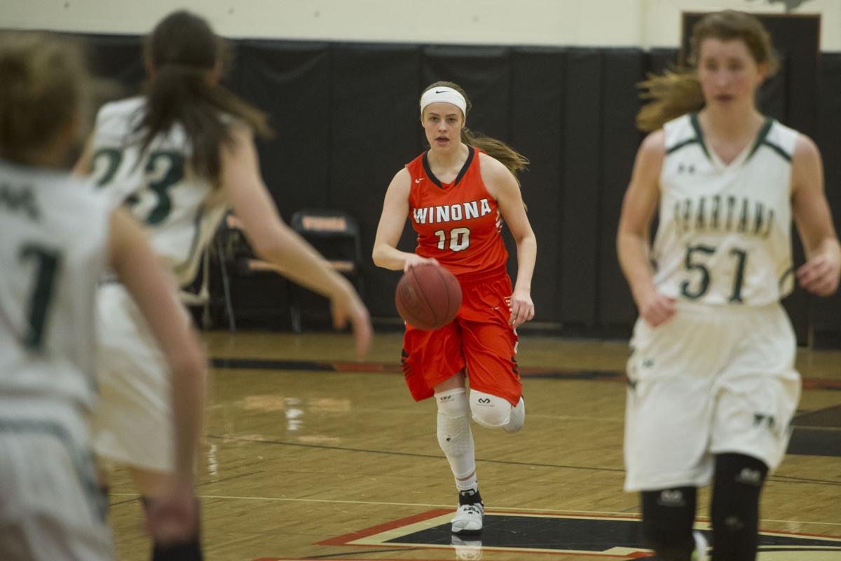 Rally Falls Short Danneka Voegeli Winona Girls Basketball Team