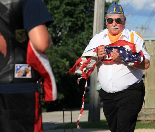 Annual ceremony disposes flags in Lewiston Local