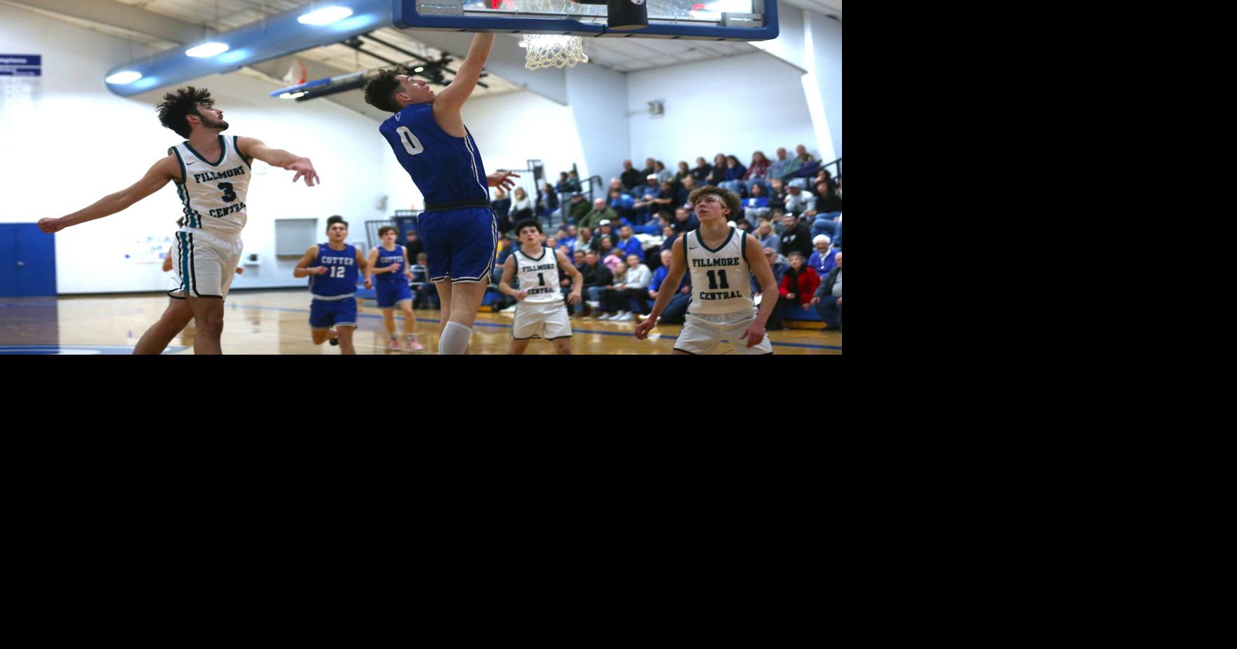 Scenes from Cotter boys basketball's decisive win Friday