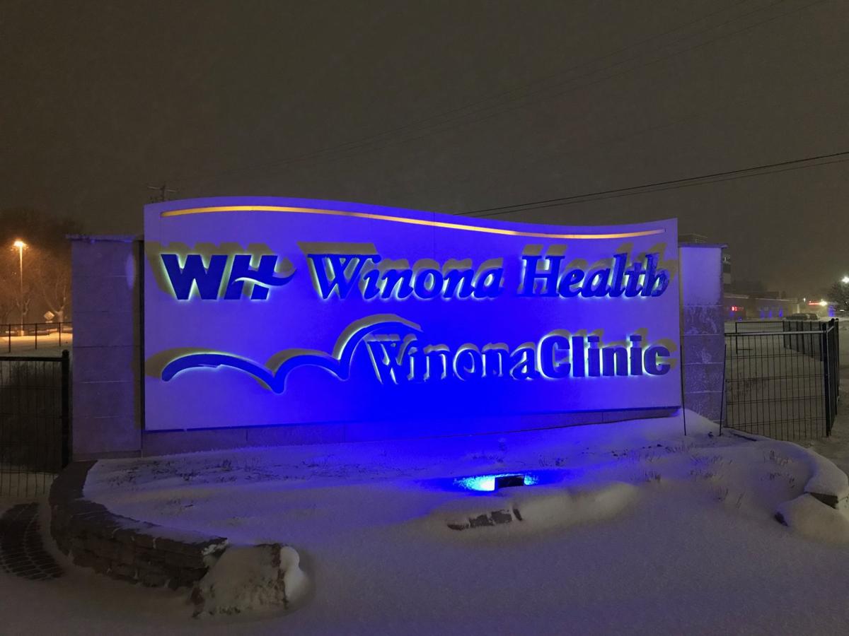 Winona Health lit up in blue for colon cancer awareness Local