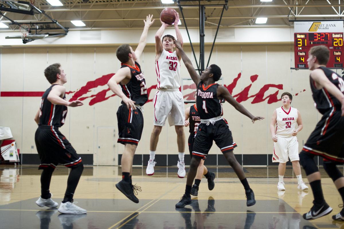 Boys Basketball Arcadia Jumps Out To Big First Half Lead In Romp