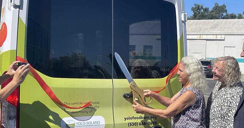Yolo Food Bank acquires new electric harvest van with YSAQMD grant Rebecca Wasik, McNaughton Media Aug 14, 2026 1 min ago