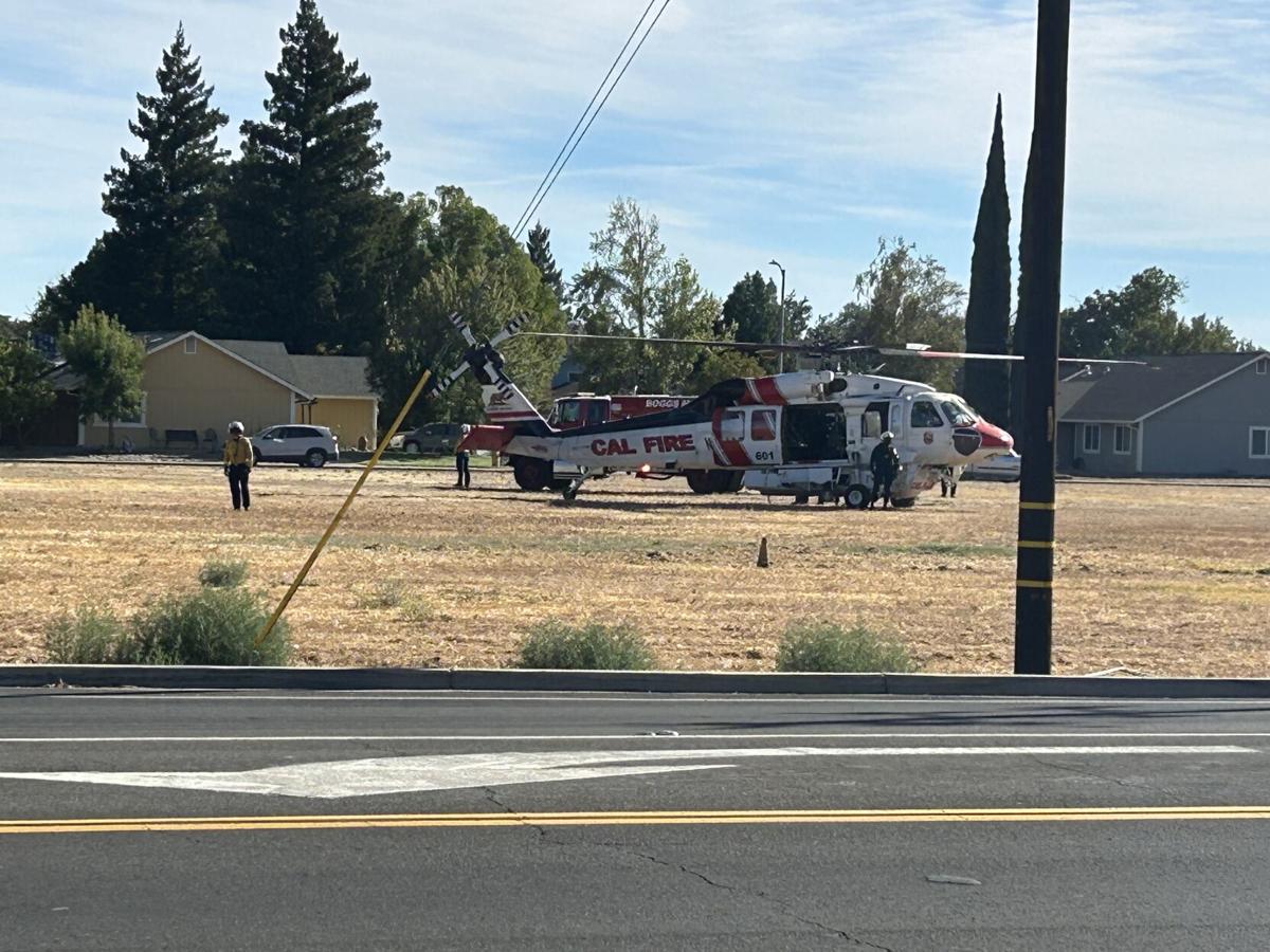 Fire crews quickly stop fire along Hwy 128 | News | wintersexpress.com