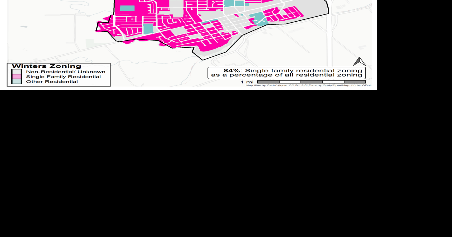 Study Singlefamily zoning stifles Winters housing development options