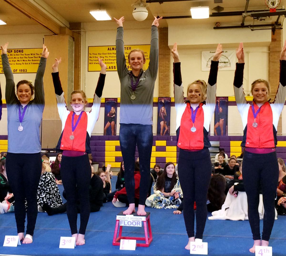 GYMNASTICS Waupun's Megan Hansen with highlight of day in Saturday's