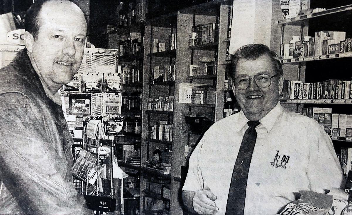 2001 Ed Schellin and pharmacist Lyle Sampson