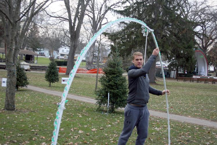 Swan City Park holiday lights display vandalized