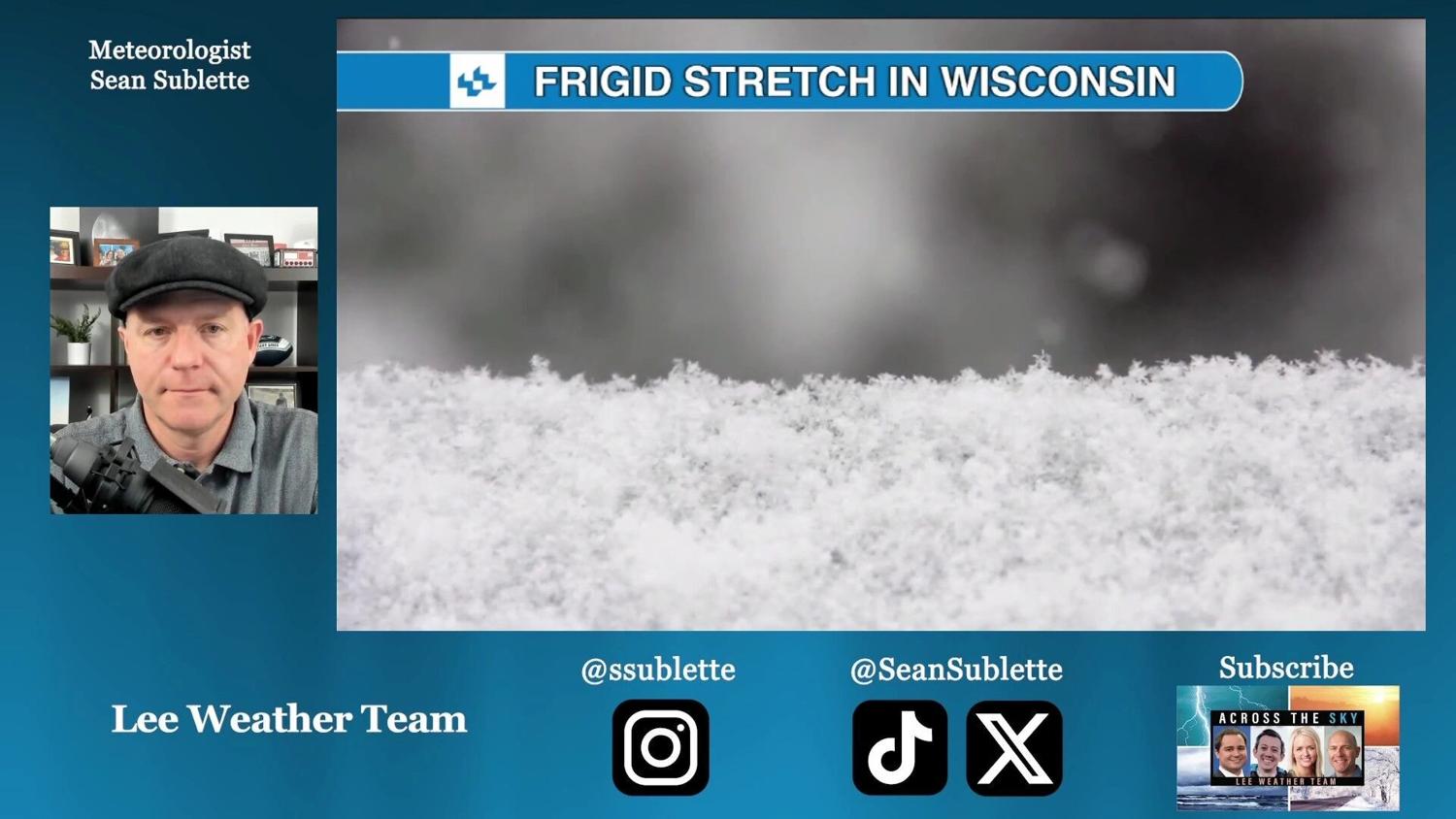 Bitter cold locks in to Wisconsin, how long below freezing?