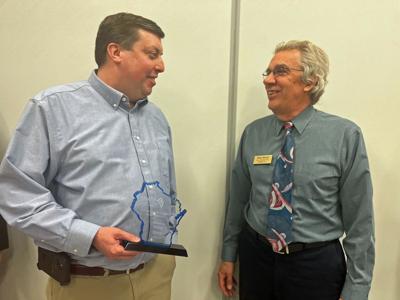 Area municipal leaders honor Mark Born for shared revenue legislature