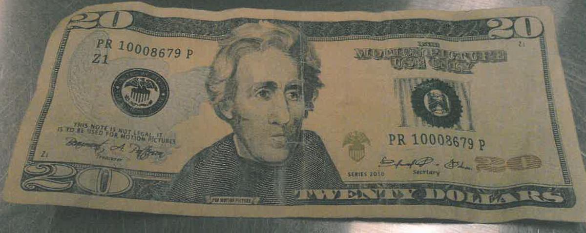 Prop money full print front and back counterfeit money for