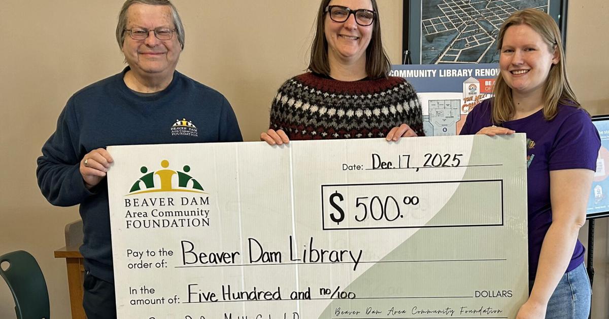 $500 grant awarded to Beaver Dam library