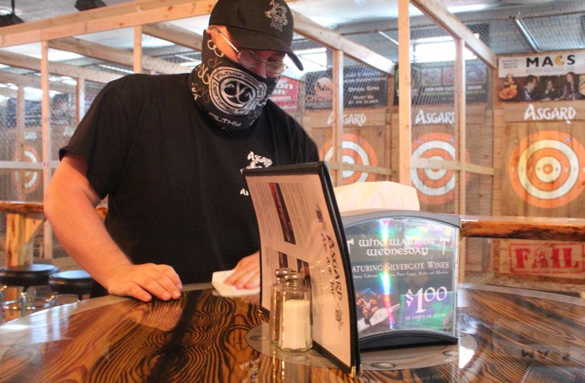 Dells' Asgard Axe Throwing planning outdoor expansion Area business