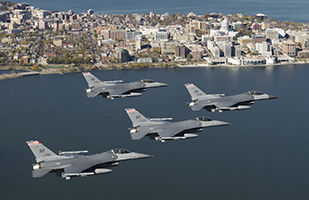 Madison fighter jets fly over Lake Monona (copy)