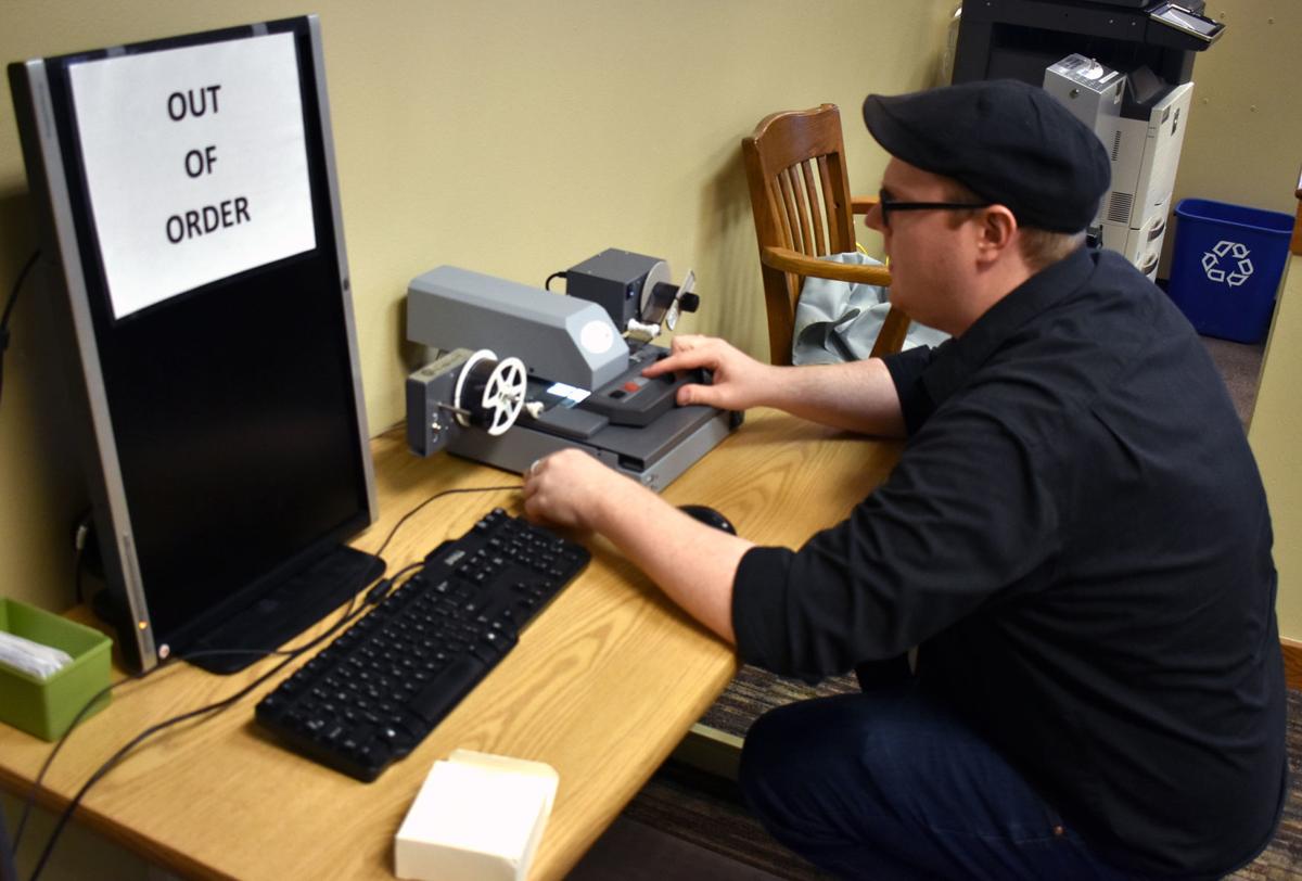 Library's broken microfilm machine puts Portage researchers in a bind