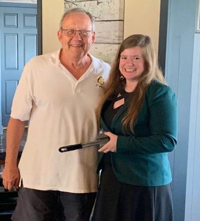 Portage Rotary passing the gavel
