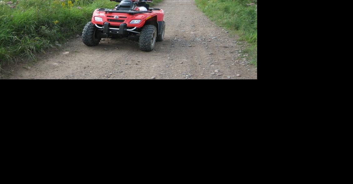 All-terrain vehicle on a dirt path (copy)
