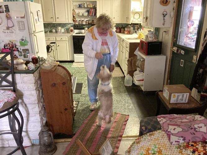 Betty in her kitchen