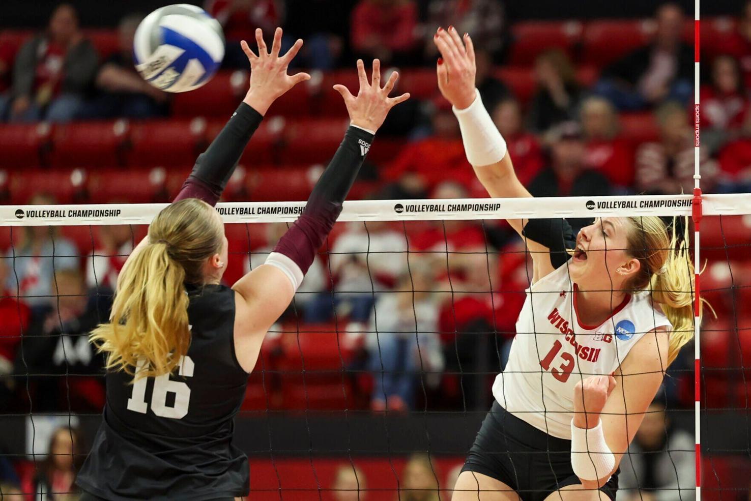 Photos Wisconsin volleyball takes on Texas A&M in NCAA Tournament Sweet 16