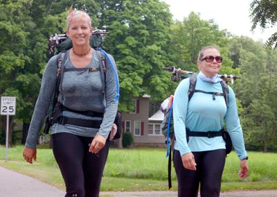 Veterans hike through
