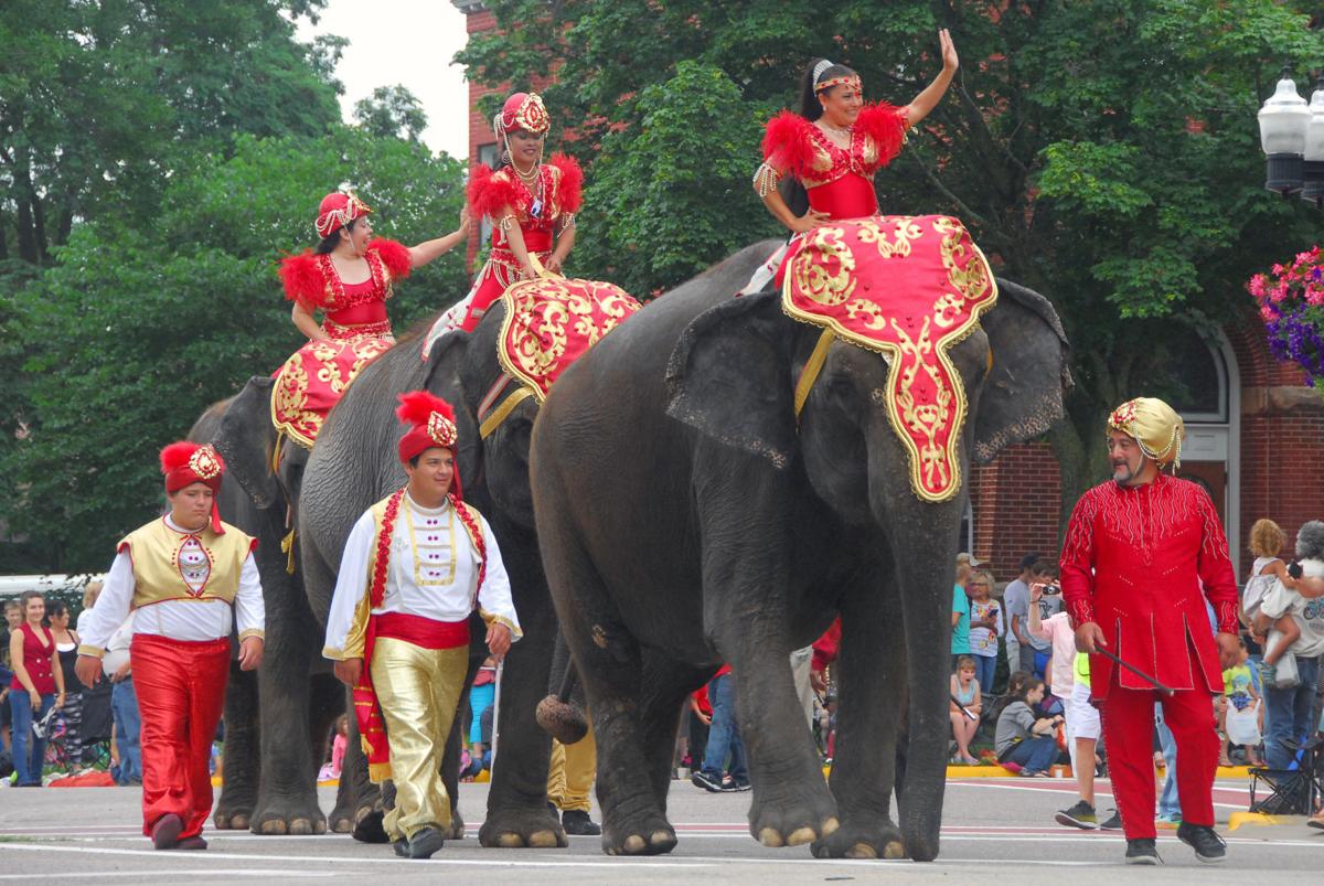 Bittersweet Big Top Parade and Circus Celebration marches through