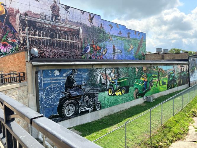 John Deere mural