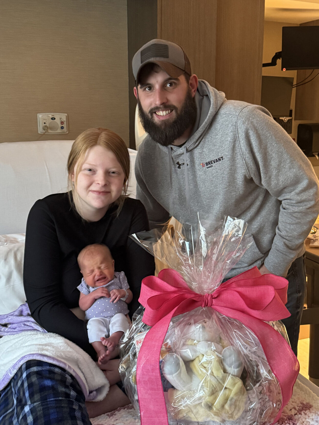 Mile Bluff welcomes first baby of year