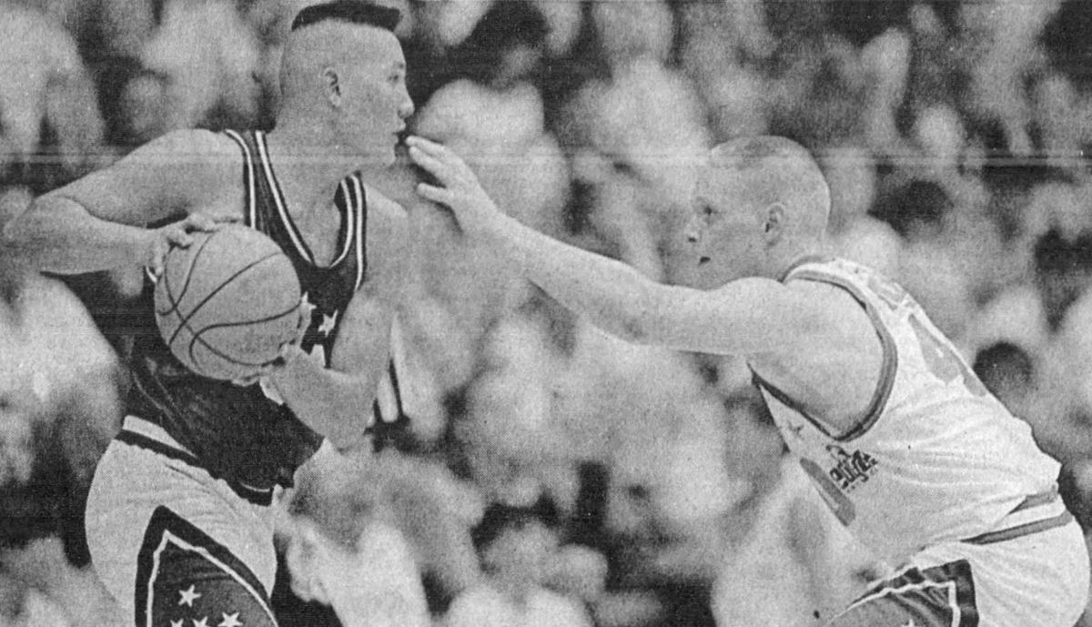 Today In Sports History Mayville Duo Leads South To All Star