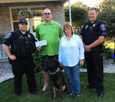 Chippy's Popcorn donates $205 to K-9 unit