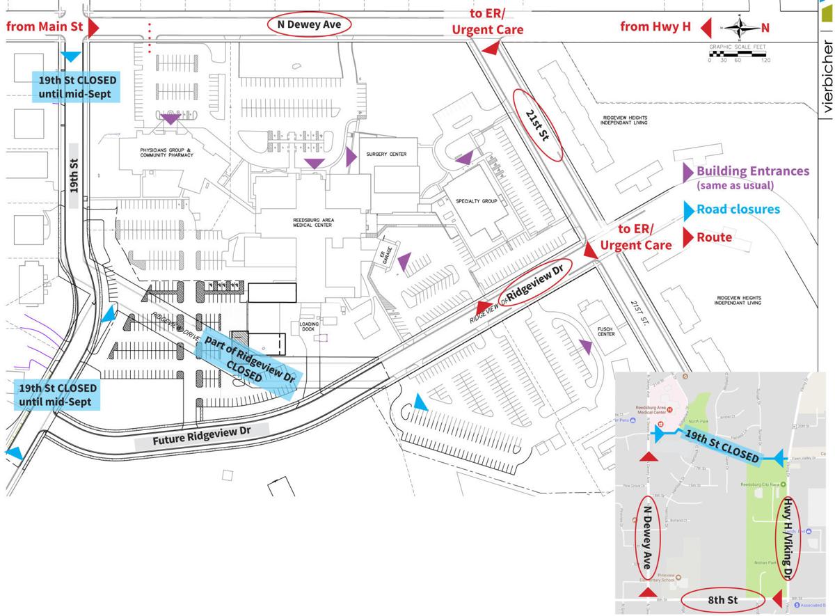 Road work starts at Reedsburg hospital Regional news