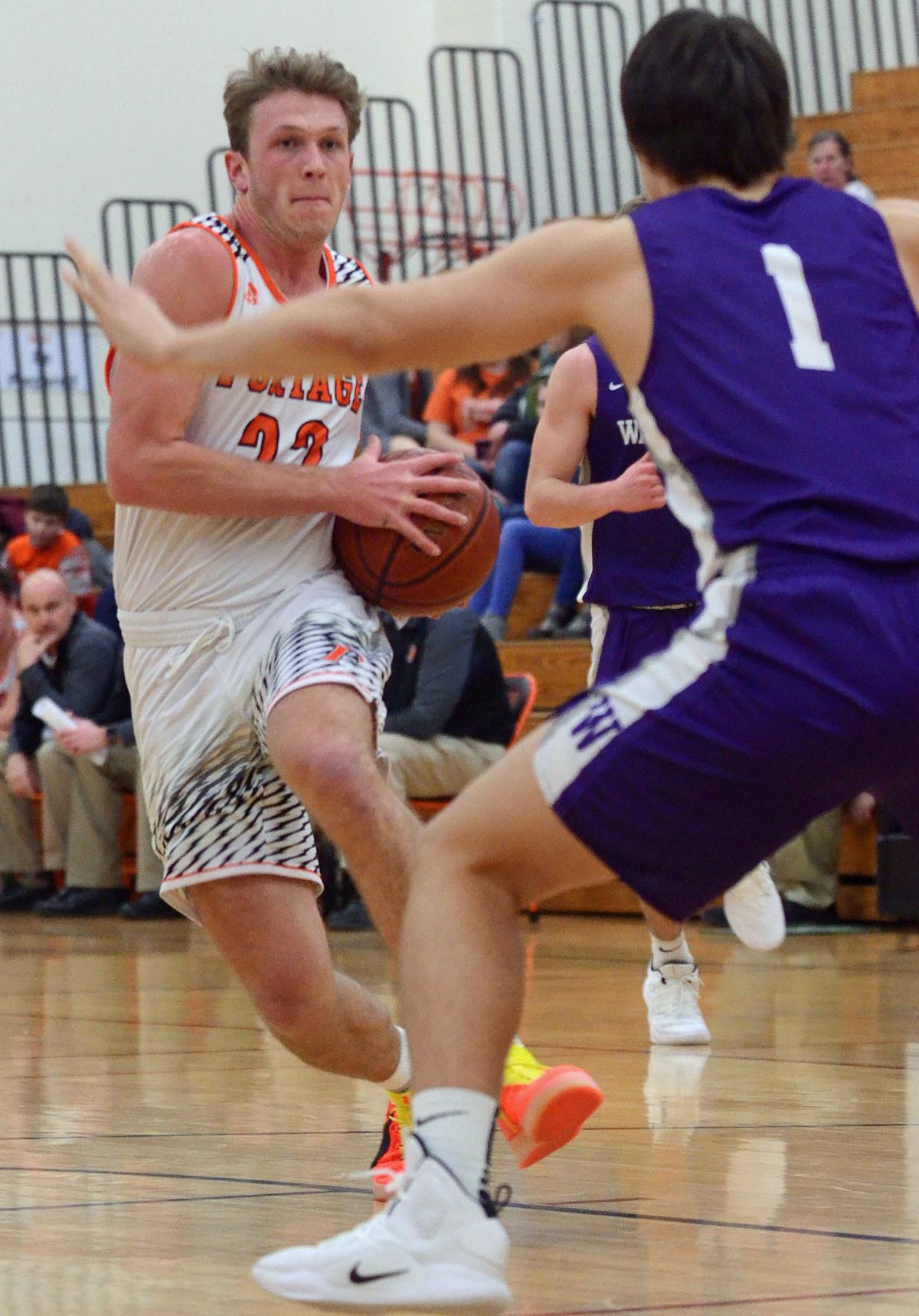 Prep Boys Basketball Portage Starts Fast But Fades Late In Loss