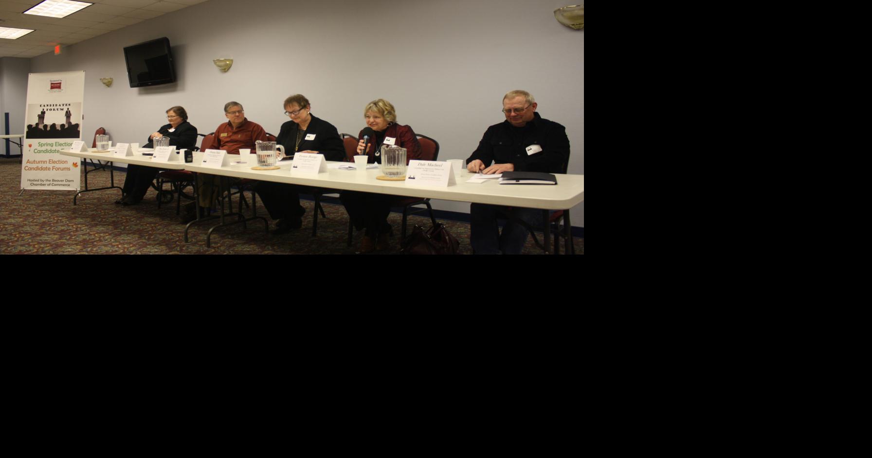 Beaver Dam and Dodge County election candidates speak at forum
