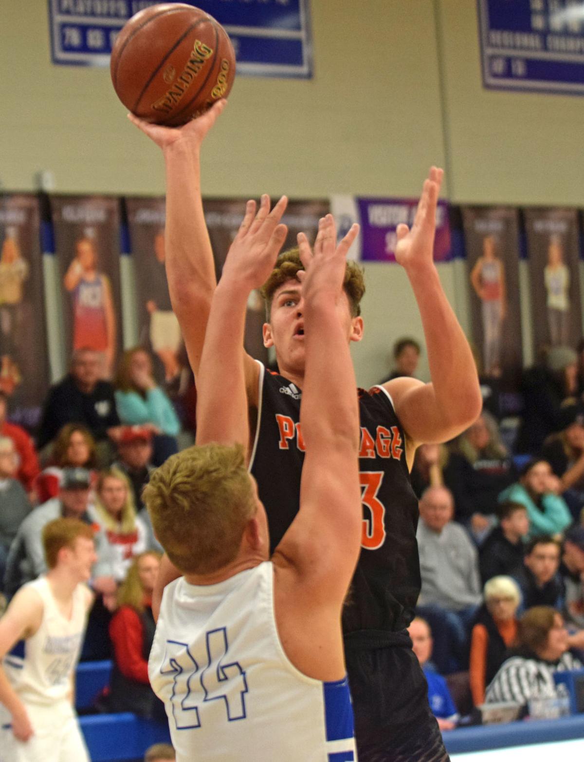 Prep Boys Basketball Portage S Offense Stalls Down Stretch In
