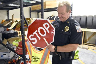 Capt. Sinden shows crossing gear