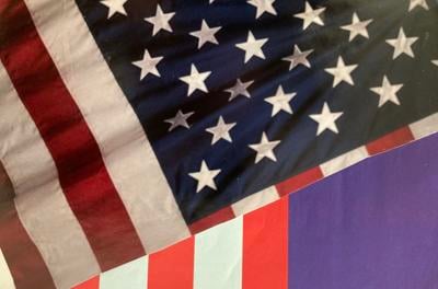 American flags