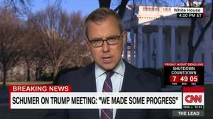 Hours before potential shutdown, Schumer and Trump huddle