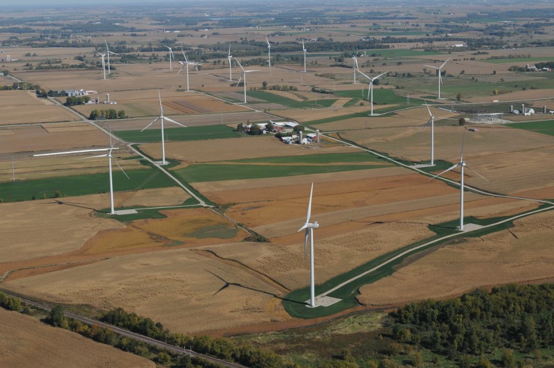 Glacier Hills wind farm state's largest officially online Area