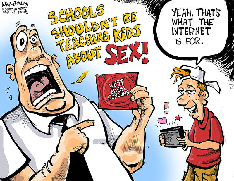 Sex ed cartoon