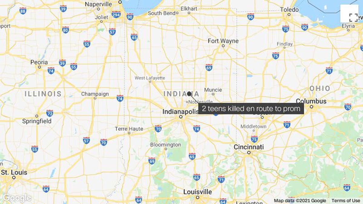 2 High School Students Were Killed In A Car Crash On Their Way To Indiana Prom National Wiscnews Com