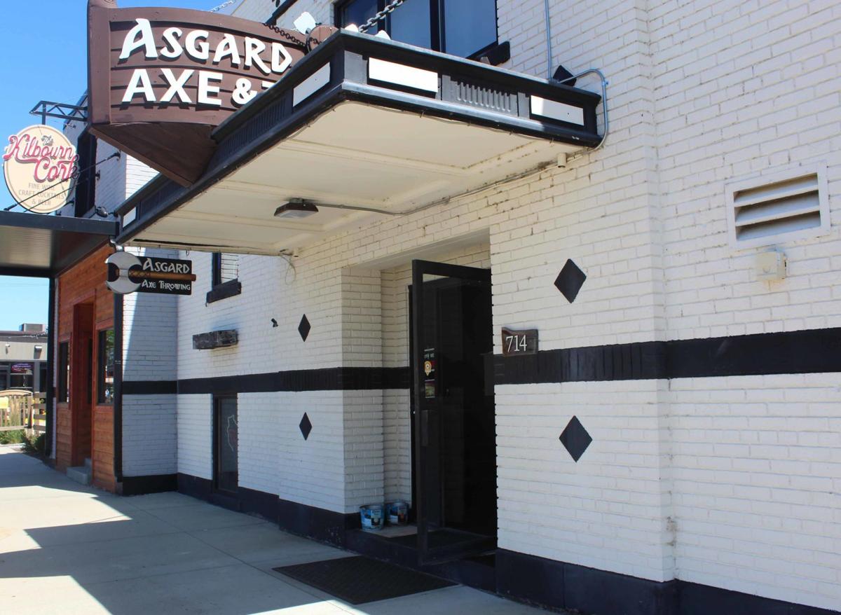 Dells' Asgard Axe Throwing planning outdoor expansion Area business