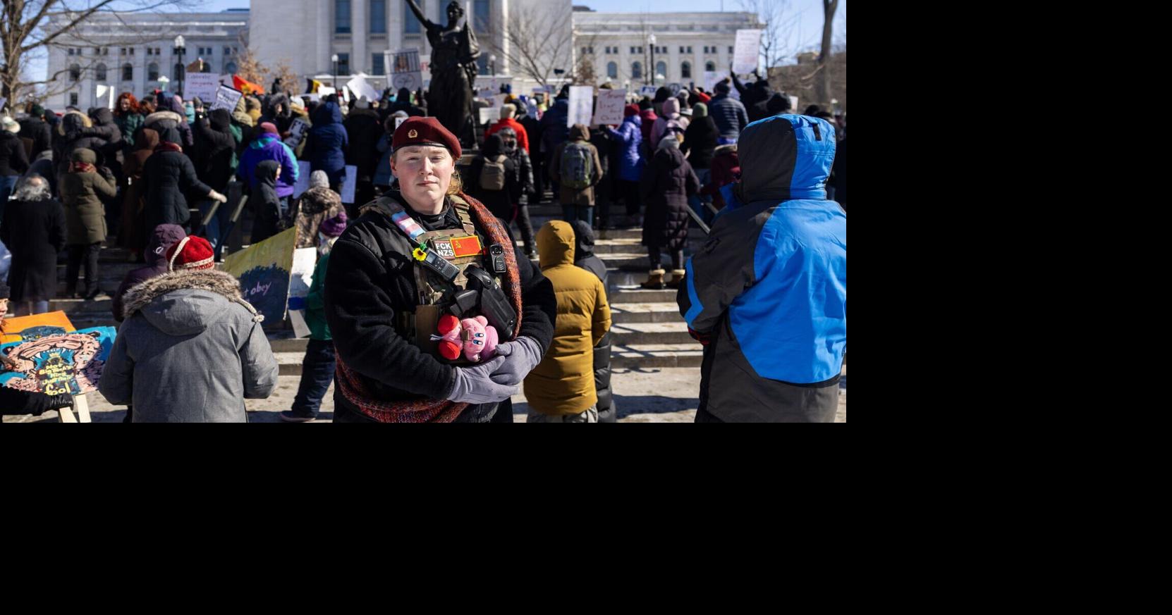 Far-left and well-armed: Meet the Madison woman who's a regular at political rallies