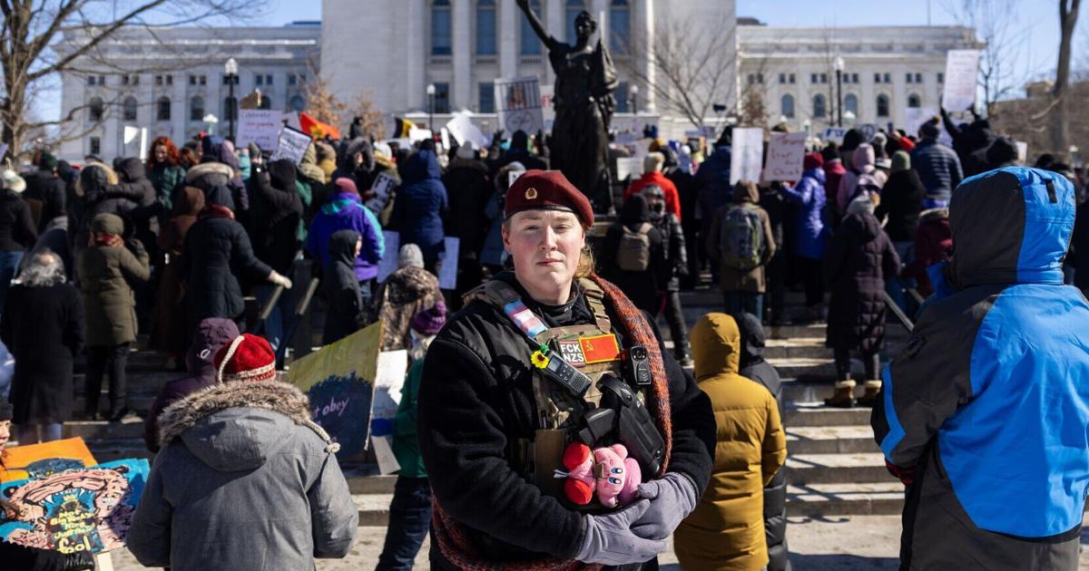 Far-left and well-armed: Meet the Madison woman who's a regular at political rallies